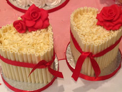 Heart Wedding Cakes